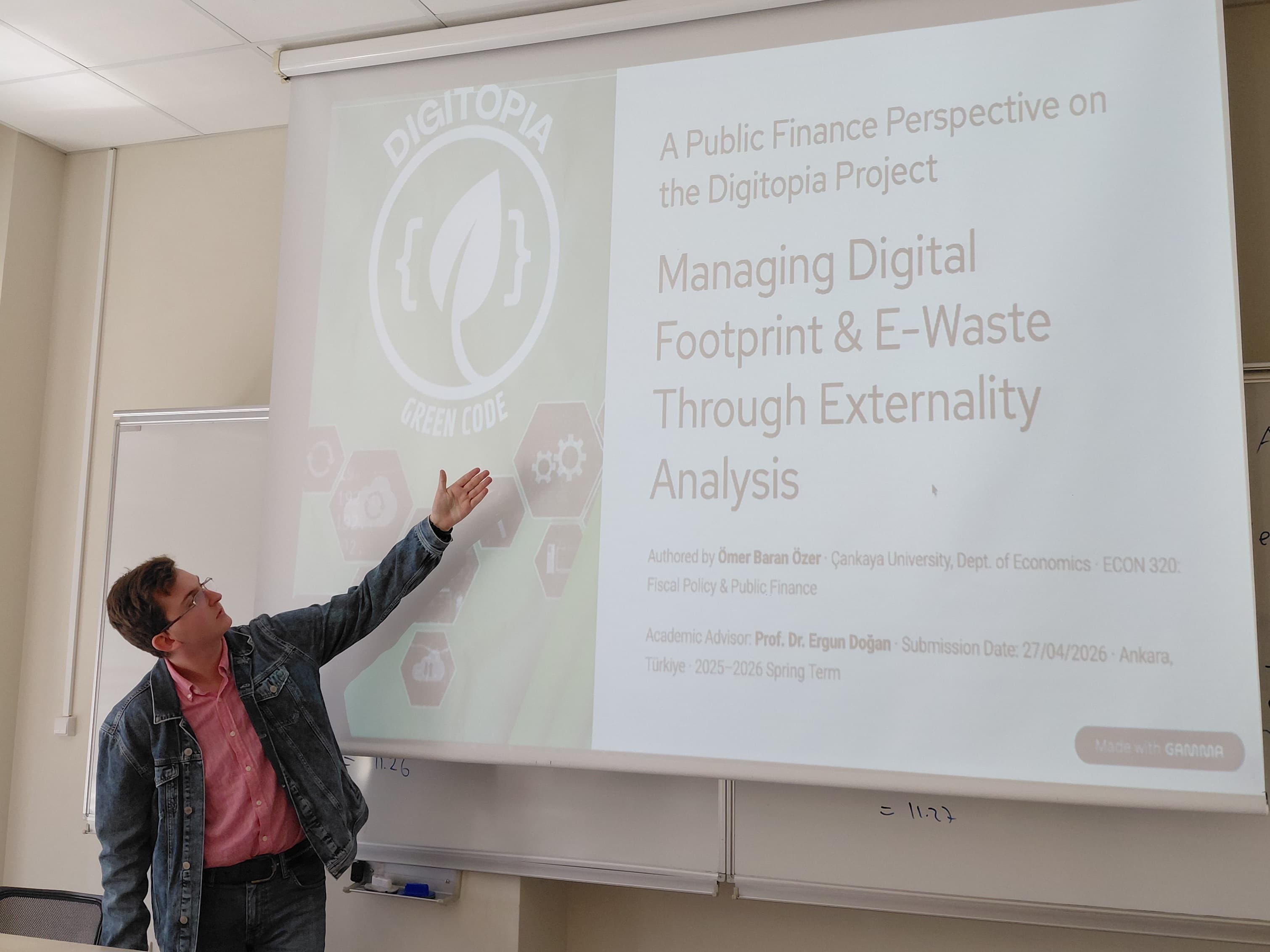 DIGITOPIA Green Code Project Presented at Cankaya University